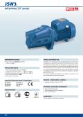 Pedrollo-JSW3  Self-priming ?JET? pumps