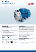 Pedrollo-AL-RED  Stainless steel centrifugal pump