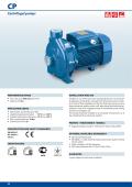 Pedrollo-CP up to 11 kW  Centrifugal pumps