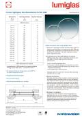 Circular Sightglass Disc (Borosilicate) to DIN 7080