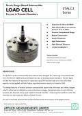 Applied Measurements-Strain Gauge Based Submersible LOAD CELL For use in Triaxial Chambers STALC3 Series