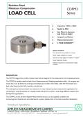 Stainless Steel Miniature Compression LOAD CELL CDFM3 Series