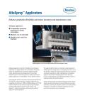 Nordson Corporation Product Assembly-AltaSpray™ Applicators