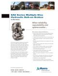 SAE Series Multiple Disc Hydraulic Brakes