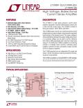 Linear Technology-LT1999-10/LT1999-20/ LT1999-50 - High Voltage, Bidirectional Current Sense Amplifier