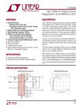 Linear Technology-LT3645 - 36V 500mA Step-Down Regulator and 200mA LDO