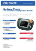 Finn-Power UC control – the most advanced crimping control in the world 