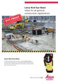 Leica Rod Eye Basic - Value for all general construction applications