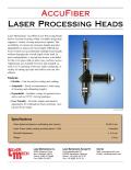 AccuFiber Laser Processing Heads