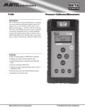 Martel Electronics-T-140 Pressure Manometer