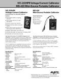 IVC-222HPII Voltage/Current Calibrator MS-420 Mini-Source Portable Calibrator