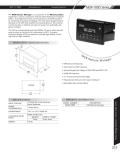 Marsh Bellofram-Marsh Bellofram Diversified Electronics Division MGR-1000 Series Remote Manager (Motor Phase Voltage Monitor)