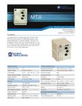 Marsh Bellofram-  MTA-91H Series Multi-function Time Delay Relay