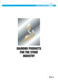 ASAHI Diamond-Diamond products for the stone industry