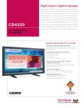 ViewSonic-CD4220 High impact digital signage