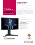 ViewSonic-VP2655wb Professional-grade monitor for pros
