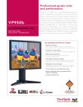 ViewSonic-VP950b Professional grade color and performance