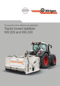 Wirtgen-Tractor-towed stabililzer WS220 and WS250