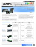 SDM Peripherals for Datalogger Enhancement SDM-AO4, SDM-CVO4, SDM-SW8A, SDM-INT8