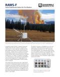 RAWS-F  Quick Deployment Station for Fire Weather