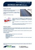 SOPREMA SAS  -L’ANTIROCK ASP SR peut être utilisé sur des ponts-routes, des parkings  ou des dalles sous une couche d’asphalte gravillonné.