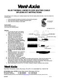 www.vent-axia.com-BLUE THERMAL UNDER FLOOR HEATING CABLE SPLICING KIT INSTRUCTIONS