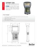 Beijer Electronics, Inc.-Cost-effective QTERM-G56 tethered graphic handheld HMI datasheet