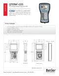 Beijer Electronics, Inc.-Grayscale QTERM-G55 handheld or panel-mount HMI datasheet