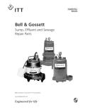Bell , Gossett Domestic Pump-Sump, Effluent and Sewage Repair Parts
