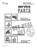 Bell , Gossett Domestic Pump-Service Parts Catalog-Hydronic Specialties, Engineereed Specialties, Centrifugal Pump Accessories