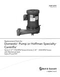 Bell , Gossett Domestic Pump-Domestic or Hoffman Centriflo Series, Styles PF and PVF
