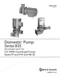 Bell , Gossett Domestic Pump-Domestic Series B35 2