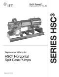 Bell , Gossett Domestic Pump-Replacement Parts for HSC³ Horizontal Split Case Pumps