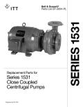 Bell , Gossett Domestic Pump-Series 1531 Close Coupled Pumps