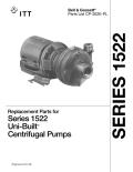 Bell , Gossett Domestic Pump-Series 1522 Close Coupled Pumps