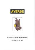 AYERBE-AYERBE ELECTROBOMBA SUMERGIBLE AY-1545-VXC MN