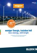 Block Transformatoren-Elektronik-BLOCK Savergy brochure less energy, still bright For industrial and public lighting systems