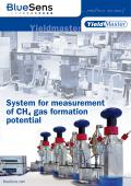 BlueSens gas sensor-Yieldmaster: biogas analysis with precision volumenometers