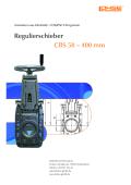 Regulierschieber Armaturen aus Edelstahl · COMPACT-Programm H CBS 50 – 400 mm