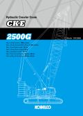 Hydraulic Crawler Crane Model : CKE2500G