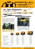 HR Hydr. Rüttelplatte Rüttelplatte Serie IHC