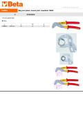 1048MQ Slip joint pliers, boxed joint, insulated 1000V