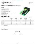 SERIES: VOF-70 │ DESCRIPTION: AC-DC POWER SUPPLY