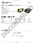 SERIES: VBM-360 │ DESCRIPTION: AC-DC POWER SUPPLY