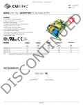 SERIES: VMS-365 │ DESCRIPTION: AC-DC POWER SUPPLY