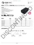 SERIES: ETMA 200W │ DESCRIPTION: MEDICAL AC-DC POWER SUPPLY