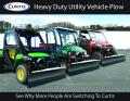 heavy duty utility vehicle plow