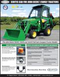 curtis cab for john deere 1 family tractors