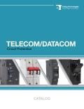 Telecom/Datacom Circuit Protection CATALOG