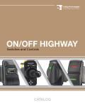 ON–OFF Highway Switches and Controls CATALOG